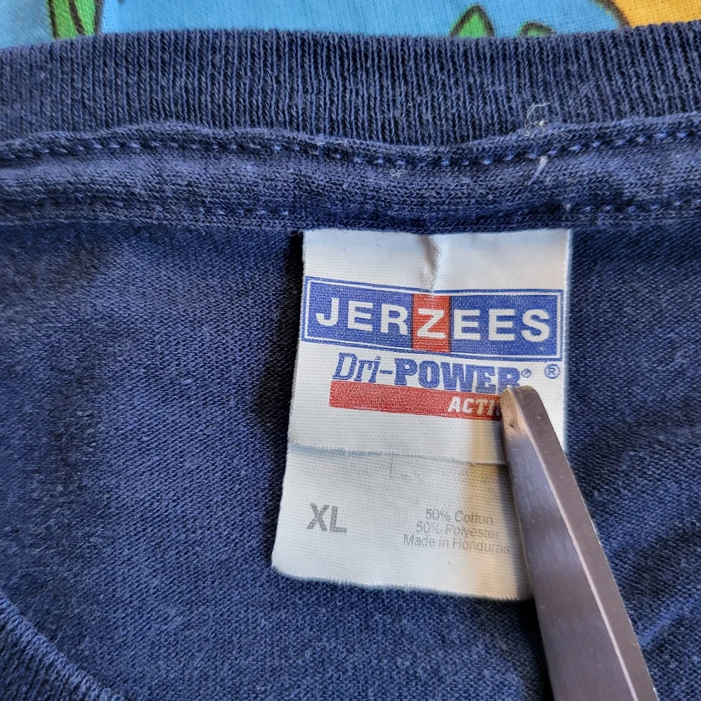 90s Jerzees Dri Power White Sox Graphic Tee - Picture 3 of 4